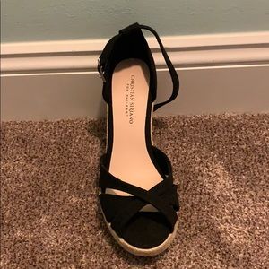 Open toe wedges